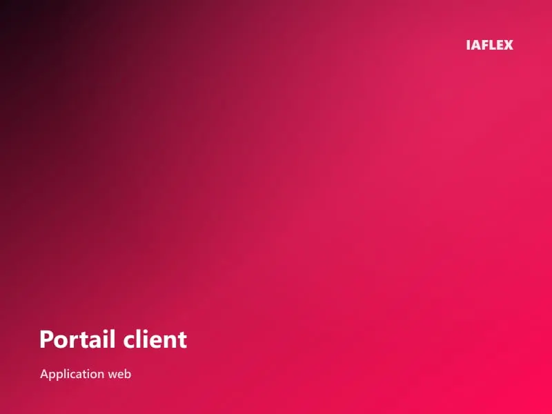 Portail client web sécurisé avec recherche assistée par IA